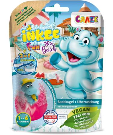 Inkee Unicorn Bathing Bomb 100g | Fun Surprise for Kids | Pop Corn Fragrance | Unicorn & Hippo Bundle - Buy Online on GoSupps.com