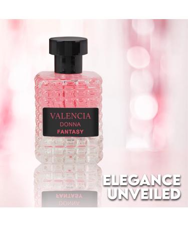 Women's Spray Perfume Valencia Donna Fantasy Long Lasting Eau De Parfum Cologne for Women Refreshing Floral Fragrance for Casual Use Ideal Holiday Gift 3.4 Fl Oz - Buy Online on GoSupps.com