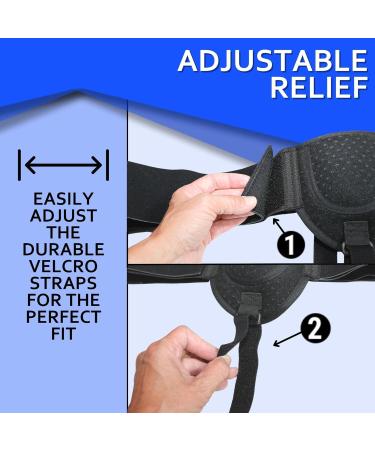 Buy Adjustable Hernia Belts for Men | Left/Right Side Support | Pre/Post Surgery Relief | XL Sizes Available - Buy Online on GoSupps.com