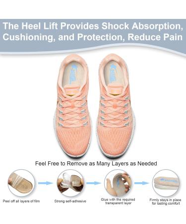 MHBH Heel Lift Inserts for Women - Adjustable Gel Orthopedic Insoles for Uneven Legs Leg Length Discrepancies Heel Pain & Achilles Tendonitis Relief - Buy Online on GoSupps.com