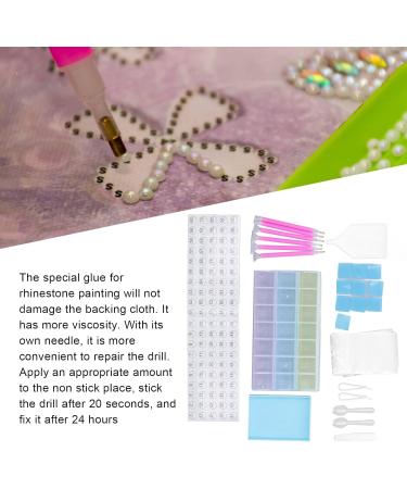 Rhinestone Painting Tool Set with Storage Box Point Drill Pen Spot Drilling Mud Storage Box Rhinestone Painting Kit Tools for Diamond Painting Art - Buy Online on GoSupps.com