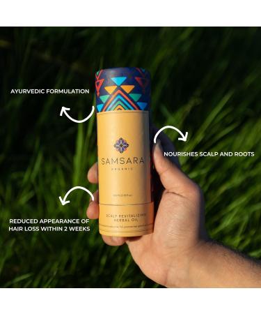 Scalp Revitalizing Ayurvedic Hair Oil | Natural Herbal Treatment for Hair Fallout & Scalp Care | 100% Natural Hair Care - Buy Online on GoSupps.com