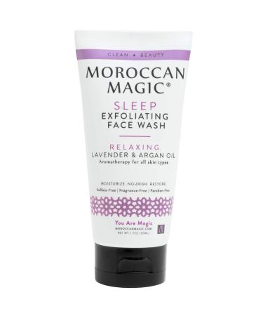 Moroccan Magic Sleep Exfoliating Face Wash | Clean Beauty | Sweet Lavender | Vegan | Cruelty-Free