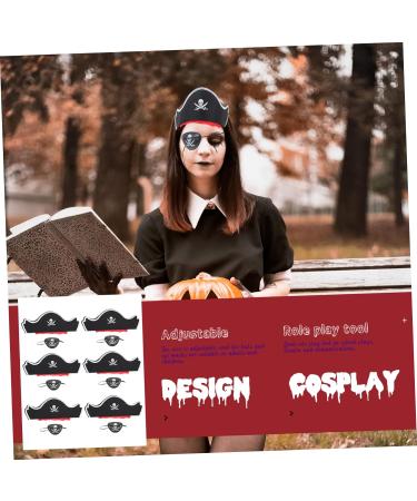 FRCOLOR 24 Sets Pirate Hair Blindfold Pirate Costume Kit Pirate Skull Eye Patch Pirate Cap Party Supplies Prom Suits Cosplay Accessories Pirate Headband Decorative Pirate Costume Plastic - Buy Online on GoSupps.com