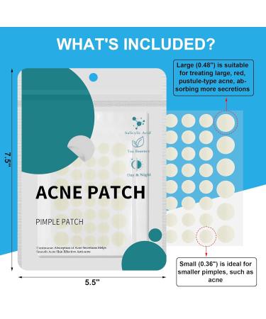 Hydrocolloid Pimple Patches for Face | 288 Acne & Blemish Repair | Ideal for Makeup & Skincare - Buy Online on GoSupps.com