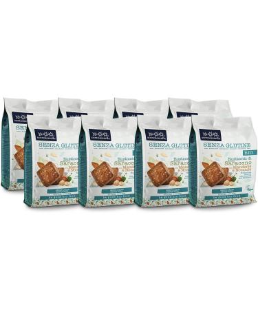  Sottolestelle 1 x Gluten Free Rusticotti Biscuits Buckwheat Almonds and Hazelnuts 250g - Buy Online on GoSupps.com