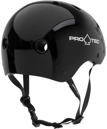 Pro-Tec Classic Cert Gloss Black X-Large Skate and Skateboarding Helmet - Buy Online on GoSupps.com