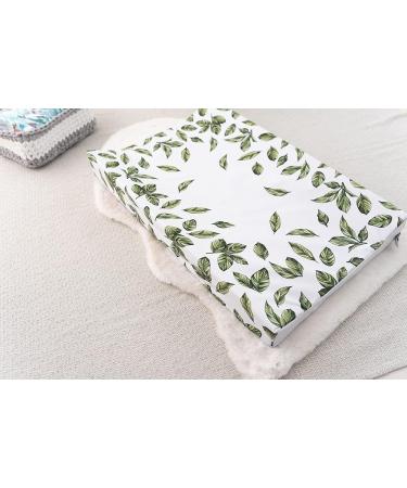 Gilded Bird Safari Leaves Wedge Baby Changing Mat | 69cm x 44cm | Extra Thick & Wipeable - Buy Online on GoSupps.com