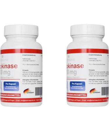 Nattokinase 2000 FU - 100 mg | 180 Vegetarian Capsules for 6 Months - Netzeband | International Shipping Available - Buy Online on GoSupps.com