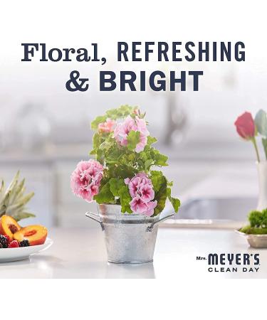 Mrs. Meyer's Geranium Hand Soap Refill 33 Fl. Oz - Biodegradable Formula with Essential Oils - Buy Online on GoSupps.com