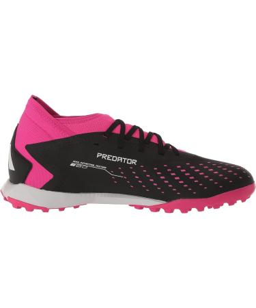 adidas Unisex Accuracy.3 Turf Soccer Shoe - Black/White/Team Shock Pink - Size 8.5 Women/7.5 Men - Buy Online on GoSupps.com