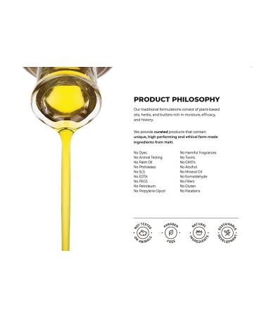 Haitian Black Castor Oil Rosemary Mint 2oz - Promotes Hair Growth & Shine - Buy Online on GoSupps.com