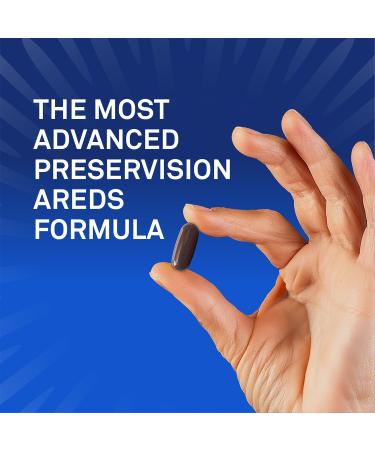 PreserVision AREDS3 Eye Vitamins #1 Eye Doctor Recommended Brand AREDS 2 Formula with 8 B-Vitamin Complex Promotes Healthy Cellular Eye Function* 3-in-1 Macular Supplement 60 Softgels - Buy Online on GoSupps.com