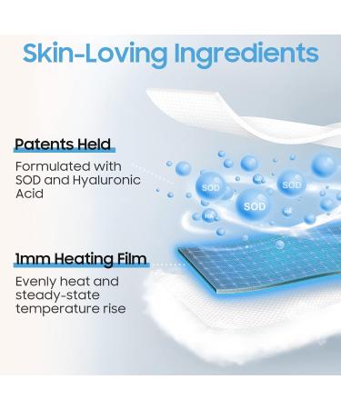 ZOESMIEN Steam Eye Mask 16 Packs for Dry Eyes, Dark Circles, and Puffiness - Self Heating, Stress Relief, Unscented - Buy Online on GoSupps.com