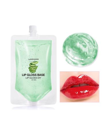 BIOKUSY Aloe Vera Lip Gloss Base Set - 100ML + 3 Pack 20ml Glitter Versagel Gloss Base for DIY Lip Gloss - Moisturizing & Safe Formula - 5.41oz - Buy Online on GoSupps.com