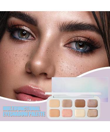  G n rique Cream Makeup Palette Eye Shadow Concealer Palette 8-color Makeup Palette Long-lasting Makeup Palette Color Correcting Cream Makeup Concealer And Eye Shadow Kit Girls Makeup Palette Set Professional C - Buy Online on GoSupps.com