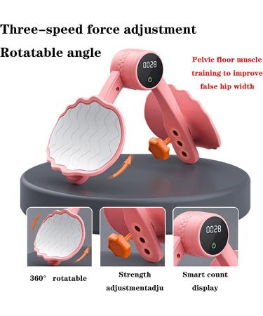 Pelvic Floor Exerciser Women Pelvic Floor Muscle Trainer 360 Rotatable Smart Hip Body Trainer 3 Levels Adjustable for Hip Leg Inner Thigh Correction Exercise Equipment - Buy Online on GoSupps.com