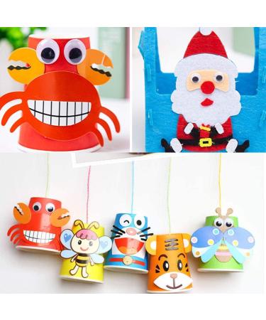 FINGOOO 1 Inch Googly Wiggle Eyes 100-Pack - Self Adhesive for DIY Art Crafts - Buy Online on GoSupps.com