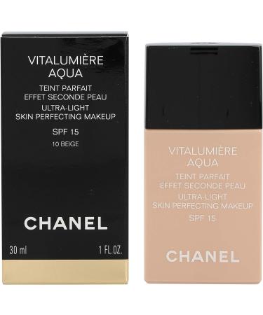 Chanel Vitalumiere Aqua Ultra Light Skin Perfecting Makeup SPF15 - 10 Beige 30ml - Buy Online on GoSupps.com