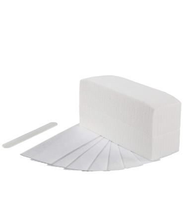 Mirucoo 200 Pieces Large Non-woven Wax Strips for Body and Facial Hair Removal 200 Strips Pack Epilating Strips - Buy Online on GoSupps.com