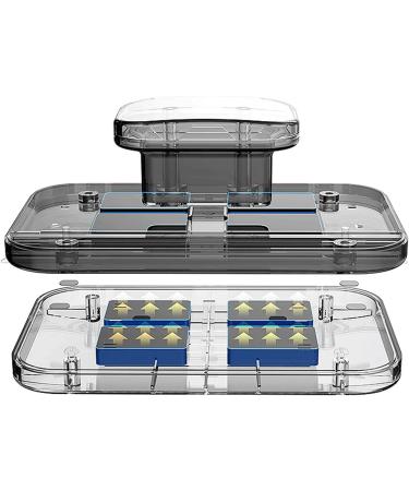 TOPINCN Magnetic Window Cleaner Household Squeegee Handle Double Sided Tool Glass High Level Wiper Plastic Cleaning for Scraping Glass Cleaners - Buy Online on GoSupps.com