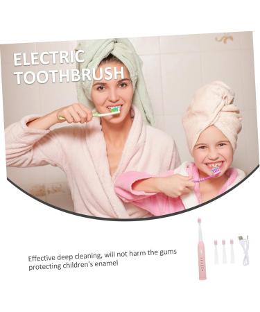 Buy Gatuida Automatic Electric Toothbrush for Kids | Waterproof 1 Pack (Ages 6-12) | Replacement Head | Pink - Buy Online on GoSupps.com