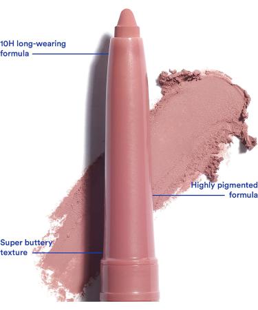  3ina 3INA Makeup The Automatic Lip Pencil 308 Light Nude Pink Long Lasting Retractable Lip Pencil Waterproof Lip Liner with Sharpener Vegan Cruelty Free - Buy Online on GoSupps.com
