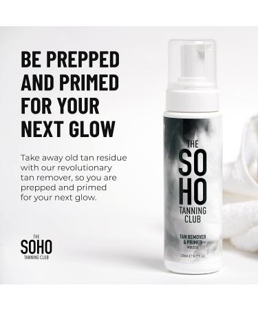 The Soho Tanning Club Fake Tan Remover & Primer 200ml| Removes Old Self Tan | Primes Skin | 100% Vegan & Cruelty Free | No Parabens | Moisturising Self Tanning Remover & Primer - Buy Online on GoSupps.com