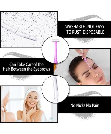 Eyebrow Razor for Women - 20 Pcs T-Shaped Dermaplane & Facial Trimmer Set - Buy Online on GoSupps.com
