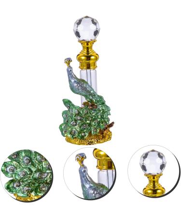 SKISUNO Perfume Bottle Essential Oil Bottle Delicate Bottle Perfume Bottle Decor Middle Eastern Perfume Bottle Perfume Storage Bottle Household Perfume Bottle Retro Perfume Bottle 14x4x3cm Green - Buy Online on GoSupps.com