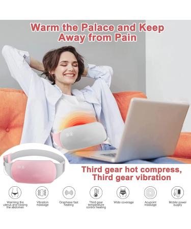 Portable Menstrual Heating Cushion & Belt - USB Electric Heating Pad with 3 Temperature Levels - One Size Fits All for Period Relief - Buy Online on GoSupps.com