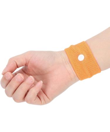 Medication-Free Travel Bracelet for Nausea & Motion Sickness Relief | Acupressure Wrist Band & Headband - Orange - Buy Online on GoSupps.com
