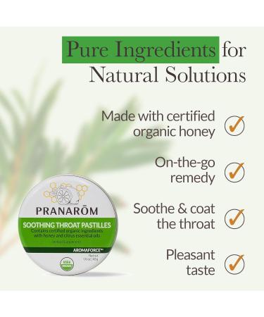 Pranarom - Soothing Throat Pastilles - 1 Tin 44 - Buy Online on GoSupps.com