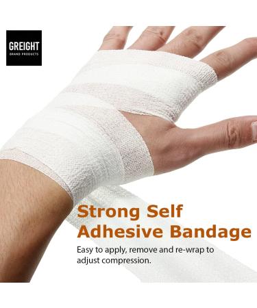 Self Adhesive Bandage Wrap 5 Yards - Breathable Cohesive Athletic Bandage for Sports Injuries (1 Inch 6 Pack Rainbow) - International Shipping Available - Buy Online on GoSupps.com