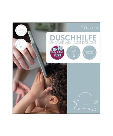 Kindsgut Children's Shower Aid - Cute Naval Estate Silicone Design BPA Free Unisex Light Gray - Buy Online on GoSupps.com