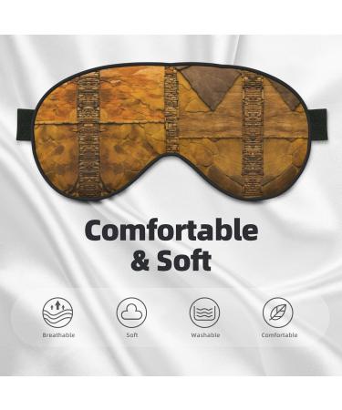 SSIMOO Rustic Rocks Eye Mask | Ultra-Soft Light-Blocking Sleep Mask for Optimal Comfort | International Shipping Available - Buy Online on GoSupps.com