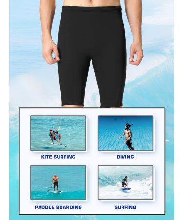 REALON 3mm Neoprene Wetsuit Pants - 2mm Leggings for Cold Water Activities - Unisex - Black - 3X-Large - Buy Online on GoSupps.com