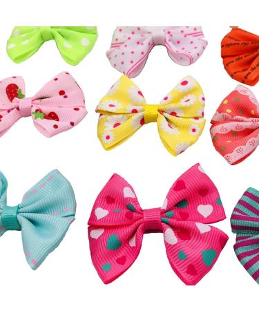 20pcs Dog Hair Bows with Alligator Clips for Small to Medium Dogs - Grooming Accessories for Cats, Puppies, and Yorkshire Terriers - Buy Online on GoSupps.com