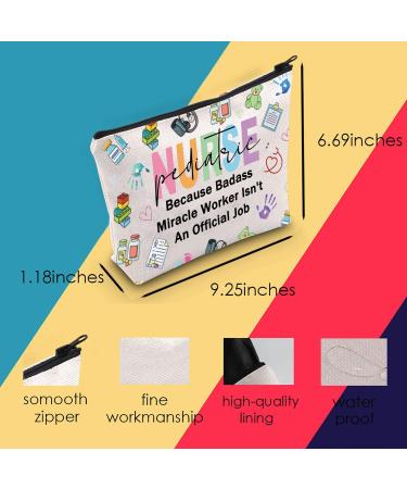 Pediatric Nurse Cosmetic Makeup Bag Peds Nurse Gift Peds Nurse Thank You Gift Nurse Graduation Gift (Pediatric Nurse Bag) - Buy Online on GoSupps.com