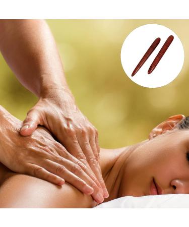EXCEART 2 Pack Wooden Massager Stick | Portable Face Back & Feet Massage Tool (Style 1) - International Shipping Available - Buy Online on GoSupps.com