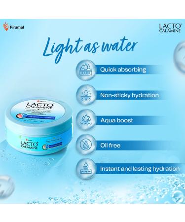 Lact'o Calamin'e Light Moisturising Gel | Moisturizer for face with Niacinamide Hyaluronic Acid and Vitamin E | 150g - Buy Online on GoSupps.com