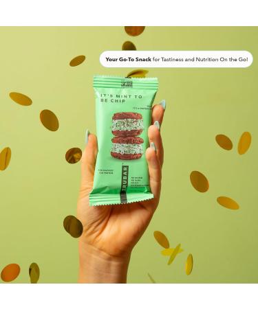 TRUBAR Vegan Protein Bar - It’s Mint to Be Chip | Gluten Free 12G Protein Dairy-Free & Plant-Based Snack | 12 CT - Healthy On-The-Go Treats - Buy Online on GoSupps.com