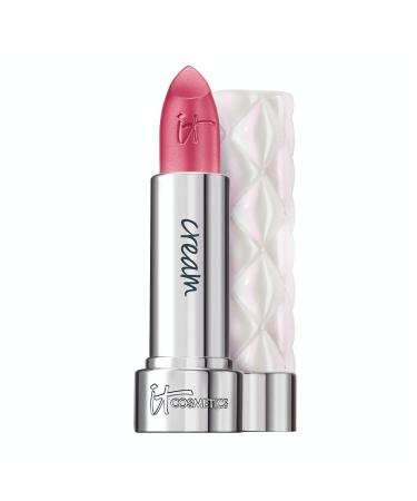 IT Cosmetics Pillow Lips Lipstick, Marvelous - Pearlized Warm Pink with a Cream Finish - High-Pigment Color & Lip-Plumping Effect - With Collagen, Beeswax & Shea Butter - 0.13 oz Marvelous (pearlized warm pink - cream finish)