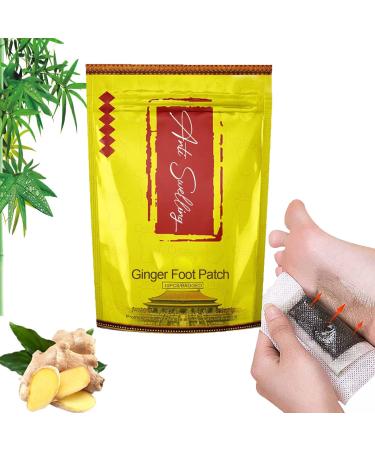 Anti Swelling Ginger Foot Patch Ginger Herbal Foot Patches Ginger Detoxing Patch Foot Detox Pads Detox Foot Pads Patch Organic Herbal Cleansing Detox Pads Help Sleep Keep Fit (30PCS)