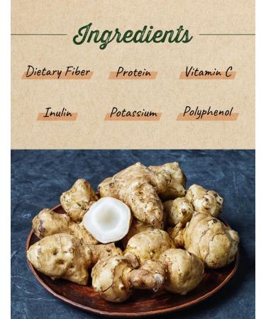 (8oz) Farmer Queen Roasted Jerusalem Artichoke Helianthus Tuberosus Rich Inulin Polyphenol Dietary Fibe  - Buy Online on GoSupps.com