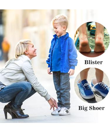 WLLHYF Kids Heel Grips - 8 Piece Self-Adhesive Cushion Inserts for Toddlers Girls and Boys - Prevent Skin Rubbing and Blisters - Black (4 Pack) - Buy Online on GoSupps.com