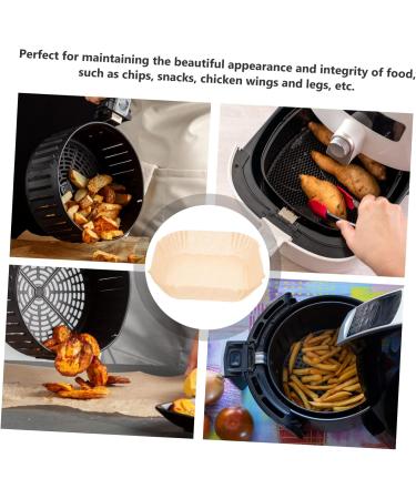 Zerodeko Air Fryer Pad Airfryer Replaceable Air Fryer Silicone Liner Nonstick Silicone Liner Square Bakeware Grey 22X6CM - Buy Online on GoSupps.com