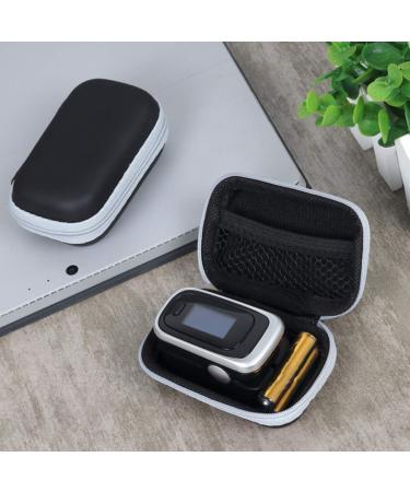 Portable Travel Case for Oximeter | Protective Zipper Carrying Pouch for Blood Oxygen Monitor | Universal Black EVA - Buy Online on GoSupps.com