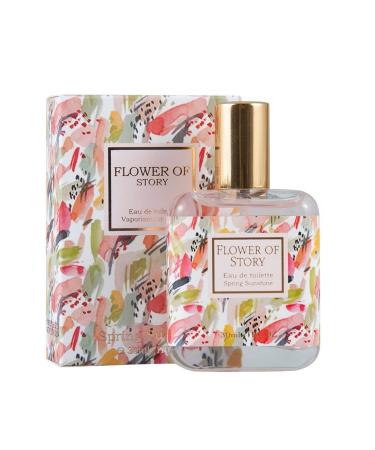 Flower Story Girl Cute Student Ladies Perfume Light fragrance Lasting fresh 1oz (spring scenery OZ) 0.2 Ounce (Pack of 5) spring scenery