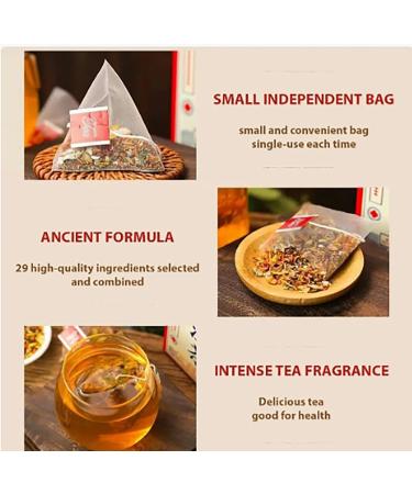 29 Flavors of Ancient Formula Tea Liver Care Tea-Health Tea and Camellia Tea Ancient Wet Tea Health Tea and Camellia Tea (1Box) - Buy Online on GoSupps.com